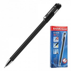 Ручка гелевая ERICH KRAUSE G-Soft, корпус soft-touch, игольч