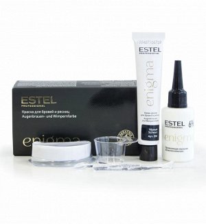 Эстель Краска для бровей и ресниц ESTEL Professional ENIGMA тон черный, Estel