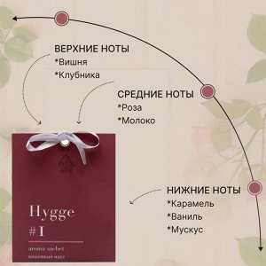 Саше ароматическое Hygge #1 "Вишневый мусс"