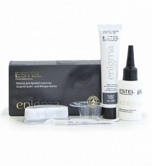 Эстель Краска для бровей и ресниц ESTEL Professional ENIGMA тон графит, Estel