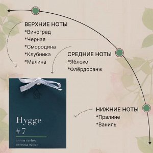 Саше ароматическое Hygge #7 "Виноград мускат"