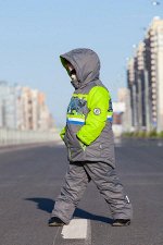 Костюм НОРВЕГИЯ мальчик (куртка+п/к, съёмная жилетка на овчине) МЕМБРАНА