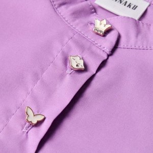 Платье для девочки MINAKU: Cotton collection цвет сиреневый 116