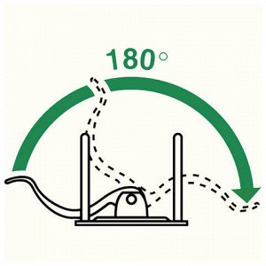 Папка-регистратор LEITZ, механизм 180°, с покрытием из полип