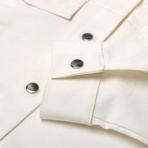 Рубашка верхняя укороченная детская KAFTAN, цвет молочный