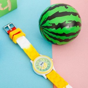 Набор "Енот", часы наручные детские, мячик