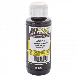 Чернила HI-BLACK для CANON универсальные, черные 0,1л пигмен