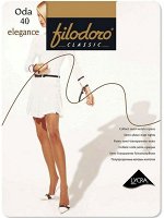 Колготки Oda 40 Elegance (Filodoro)  матовые колготки с шортиками