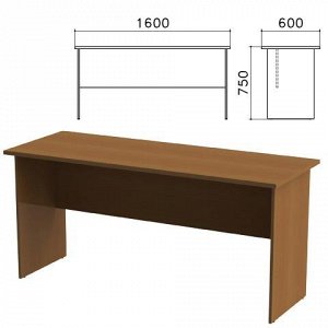 Стол письменный "Канц" (ш1600*г600*в750 мм), цвет орех, СК20