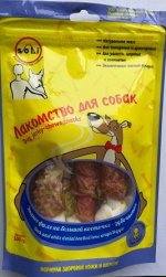 А-Соли для собак всех пород Филе Утки на большой белой косточке - зубочистке 100г *40 DU67