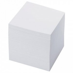 Блок для записей BRAUBERG непроклеенный, куб 9*9*9 см, белый