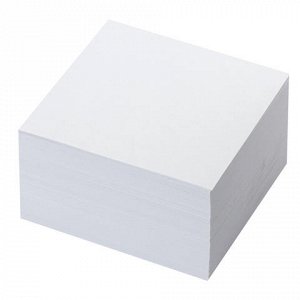 Блок для записей BRAUBERG проклеенный, куб 8*8*4 см, белый,