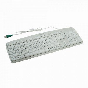 Клавиатура проводная GEMBIRD KB-8350U, USB, бежевая, KB-8350