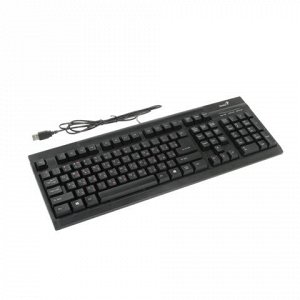 Клавиатура проводная GENIUS KB-125, USB, 104 клавиши, черная