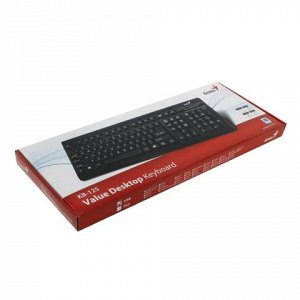 Клавиатура проводная GENIUS KB-125, USB, 104 клавиши, черная