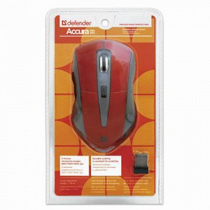 Мышь беспроводная DEFENDER ACCURA MM-965,USB,5кнопок+1колесо