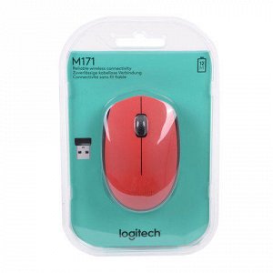 Мышь беспроводная LOGITECH M171, 2 кнопки+1 колесо-кнопка, о