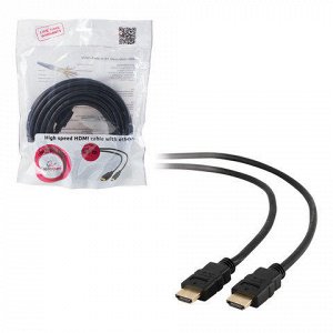 Кабель HDMI 10м GEMBIRD, M-M, экранированный, для передачи ц