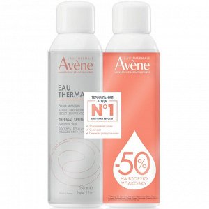 Авен Набор Термальная вода, 150 мл х 2 шт (Avene, Eau Thermale Avene)