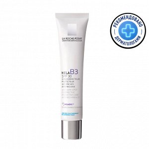 Ля Рош Позе Крем-уход для кожи лица против пигментации с ниацинамидом SPF 30, 40 мл (La Roche-Posay, Mela B3)