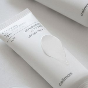 Себорегулирующий лёгкий солнцезащитный крем  Celimax Oil Control Light Sunscreen SPF50+PA++++,  40 мл.