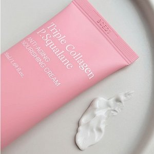 Питательный антивозрастной крем Trimay Triple Collagen P.Squalane Anti-Aging Nourishing Cream