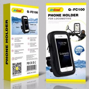 Держатель смартфона для мотоцикла, скутера Andowl FC100 защита 360 Locomotive Holder