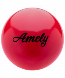 Мяч для художественной гимнастики AGB-101, 15 см, красный Amely