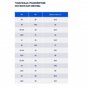 Размерная сетка