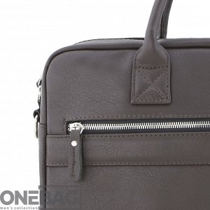 Сумка мужская ONEBAG большая на коротких ручках и регулируемом плечевом ремне(min:975, max:1575)