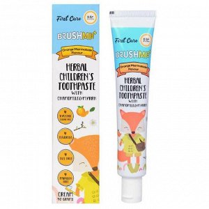 BRUSHME herbal childrens toothpaste with chamomile&myrrh