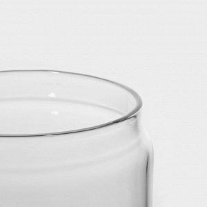 Банка для сыпучих продуктов Magistro «Плезир», 1 л, 11x16 см, с вакуумной крышкой, стекло, прозрачная