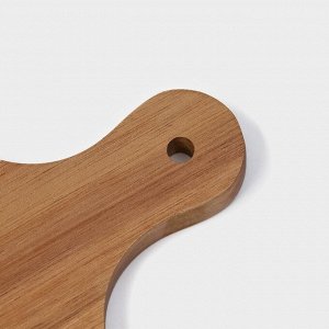 Набор для подачи сыра Magistro Shape, 2 ножа, доска, акация