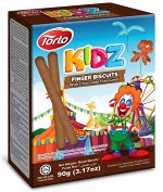 Бисквитные палочки &quot;TORTO KIDZ FINGER&quot; - со вкусом шоколада тм &quot;TORTO&quot;, 90 гр.