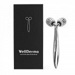 WellDerma Face Lifting Dark Silver Roller Роликовый массажёр для лица