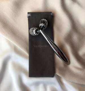 WellDerma Face Lifting Dark Silver Roller Роликовый массажёр для лица