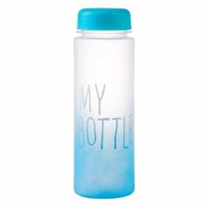 Бутылка для воды My bottle 500 мл, 19.5x6 см, цвет МИКС