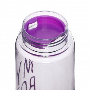Бутылка для воды My bottle 500 мл, 19.5x6 см, цвет МИКС