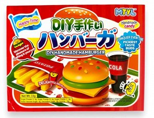 Конфета жевательная "Сделай сам" Hamburger Гамбургер GuandongLefen, 33г, 1/24