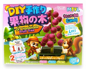 Конфета жевательная "Сделай сам" Fruit tree Фруктовое дерево GuandongLefen, 25г, 1/24