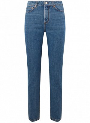 Джинсы mom fit из эластичного денима