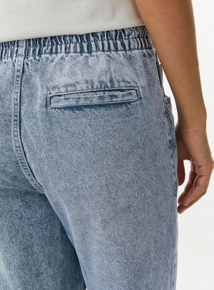 Джинсы baggy с высокой посадкой