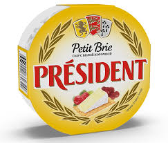 Сыр с белой плесенью 50% Petit brie ТМ Президент 125г