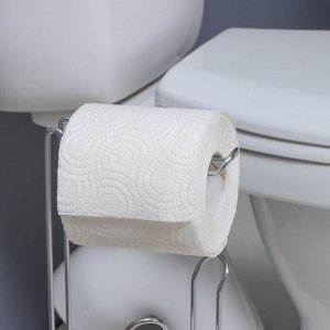 Держатель - стойка для туалетной бумаги Доляна, 14.5x15x48 см
