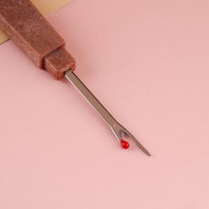 Вспарыватели с колпачками, 12.5x1.4x0.7 см, 5 шт., коричневые