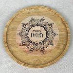 IVORY Тарелка круглая, D15см, Гевея  1/36