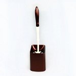 Ерш д/унитаза, пластик, 12х10х46см, квадратная подставка 1/60