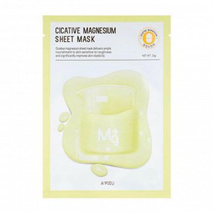 A'PIEU Питательная тканевая маска с магнием Cicative Magnesium Sheet Mask