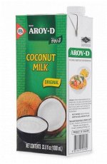 Кокосовое молоко AROY-D , 1л. Tetra Pak