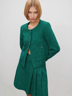 Юбка а-силуэта, S1044/malachite